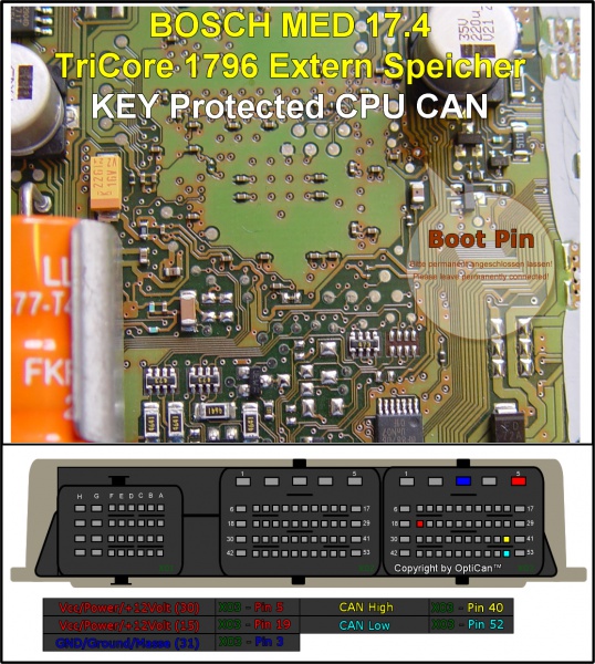 Bosch MED 17.4 pinout diagram 2
